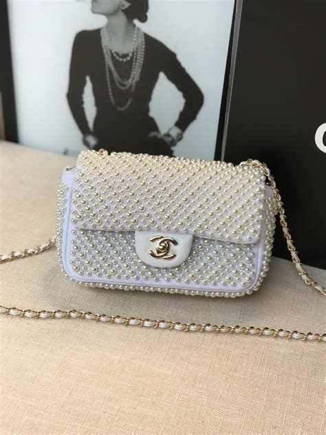 pearl chanel handbag